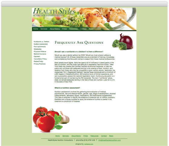 HealthStyles Nutrition, FAQs